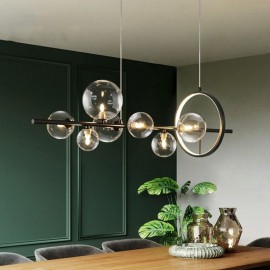 Modern Glass Bubble Pendant Light G9 Bulbs Chandelier