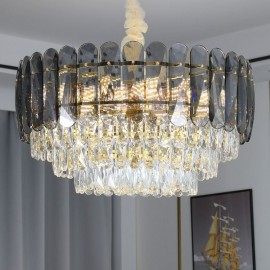 Crystal Pendant Ceiling Light Fixture