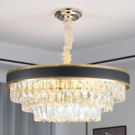 Modern Pendant Light Crystal Ceiling Light 9/12/16 Lights