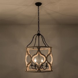 Vintage Style 4-Light Lantern Pendant Light
