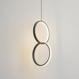 Mimimalist Double Ring Pendant Light