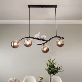 Modern Minimalist Branch Pendant Light 4 Lamp Decorative Light