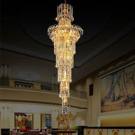 European Long Pendant Crystal Chandelier