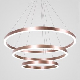 Pendant Light Drawing Craft 3 Rings Lamp 80+60+40cm
