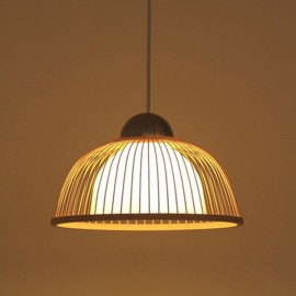 Modern Simple Downward Pendant Light Special Bamboo Pendant Light Bedside Lighting