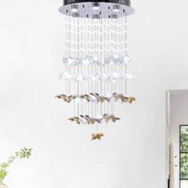 Nordic Pendant Light Creative Butterfly Glass Pendant Light