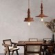 Rubberwood Pendant Light Ins Vintage Hanging Light