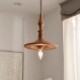 Rubberwood Pendant Light Ins Vintage Hanging Light