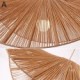 Retro Pendant Light Creative Wabi Sabi Straw Hat Hemp Rope Ceiling Light