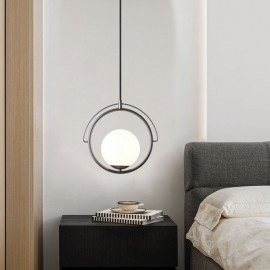 Glass Ball Pendant Lights Decor Home Hanging Lamp