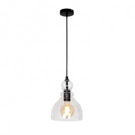 Modern Iron Pendant Light Gourd Glass Hanging Light