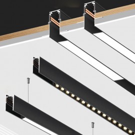 Recessed Track Lighting Rails Magnetic Aluminum Track Surface Profile Ultra-Thin Track Light Strip 100cm