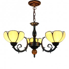 Modern Stained Glass Pendant Lamp Glass Chandelier