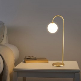 Modern Table Lamp Brushed Gold Desk Lamp