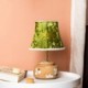 Chinese Fabric Table Lamp Clay Jar Ceramic Table Light