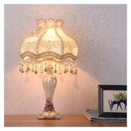 Luxury European Table Lamp Night Desk Light Bedside Light