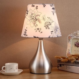 Fabric Table Lamp Nordic Bedside Light Alumium Decoration Lamp