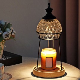 Modern Candle Warmer Lamp Iron Tower Aroma Lamp Melting Wax Lamp