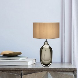 Crystal Coloured Glaze Table Lamp American Style Desk Lamp