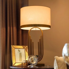 Modern Golden Table Lamp Paper Clip Desk Lamp Bedside Decoration Lamp