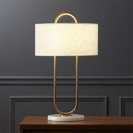 Gold Arc Table Lamp Creative Marble Base Desk Lamp