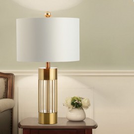 Minimalist Gold Table Lamp Entry Luxe Desk Reading Lamp