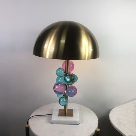 Colorful Crystal Ball Table Lamp Desk Decor Lamp