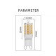 Envirolight 3W 200lm LED G9 Capsule Bulb