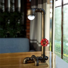 Vintage Industrial Retro Pipe Bedside Desk Table Lamp Light E27 Led Light Cafe Decoration Desk Lamp-FJ-DT1S-008A0