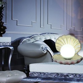 Valentine'S Day Fashion Creative Lamp Shell Pearl Desk Lamp Led Light